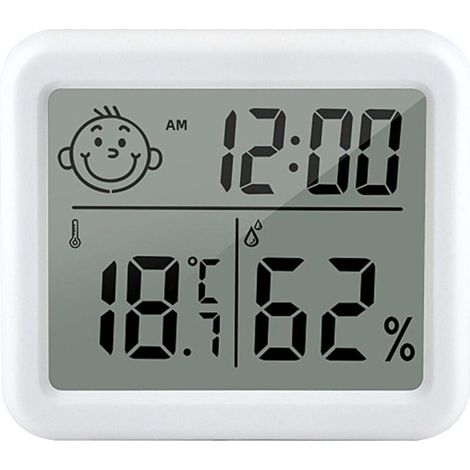 UlisemTermometro igrometro digitale per interni con display LCD e funzione di memoria (1/4)