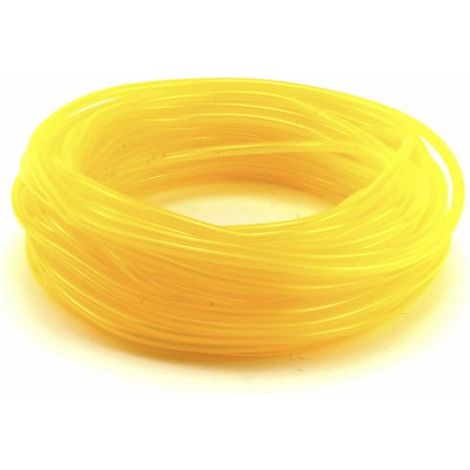 TUBO BENZINA MISCELA TYGON D. 2,4 x 4,8 MM GIALLO MT 0,5 (12712/1)