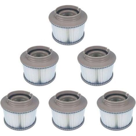MSPA Filter – Ersatz-Kartuschenpumpe FD2089 – Kompatibel mit allen aufblasbaren MSPA Whirlpools – 6er-Pack (1/5)