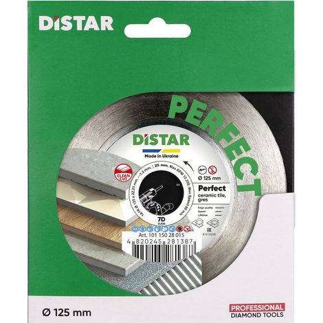 Distar Diamantscheibe, perfekt, 125 x 1,5 x 25 x 22,23 mm (1/2)