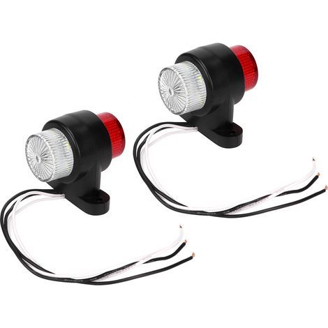 Feux latéraux camion 2 pièces 8 LED indicateur clignotant remorque signalisation 10-30V