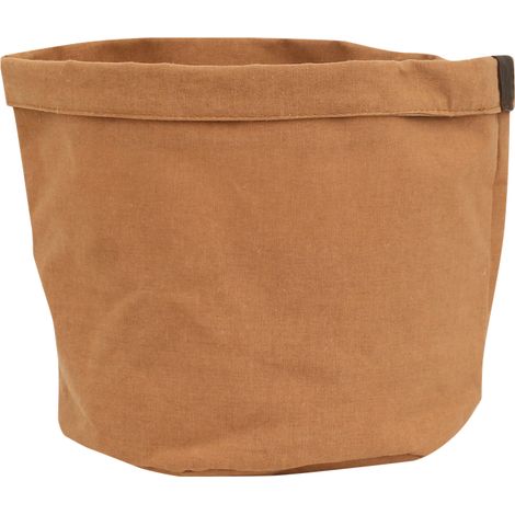Sac à Plantes Terra Ø 18 cm en Textile Durable et Flexible pour Croissance Saine - Naturel - PANGIVO