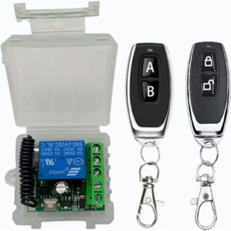 Telecomando e trasmettitore a parete per motori Telecomando wireless Telecomando per controllo accessi Serratura elettrica CC Luci Controllore per porte elettriche (1/5)