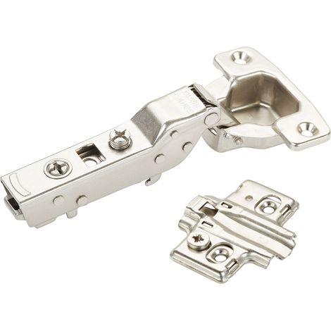 SOTECH Topfband MASTER T48 Mittelanschlag 110° + Kreuzplatte mit Exzenterverstellung (1/5)