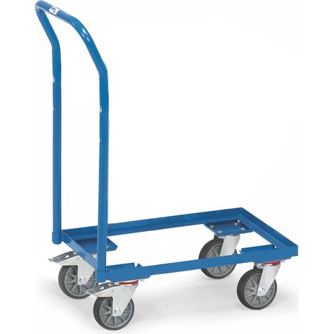 Fetra Eurokasten-Roller mit Schiebebügel, offener Rahmen für 600x400 mm Eurokästen (1/2)