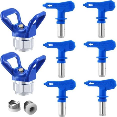 Airless-Farbspritzdüsen, Wendedüsensatz, 6 Größen (211/315/417/517/515/523) für Wohn- und Baubereich