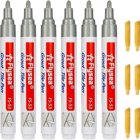 Stylo de coulis de carrelage Stylo de rénovation de coulis de mur Stylo marqueur de réparation Stylo de coulis de coulis pour (1/5)