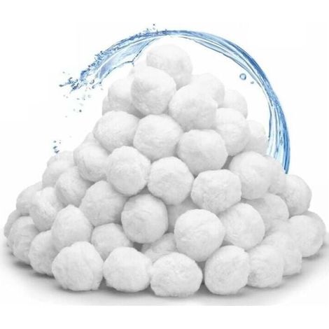 Filter Balls, 200g Reusable Pool Filter Ball, Replace Pool Filtration Sand, Suitable for Pool Filtration Systems (1/4)