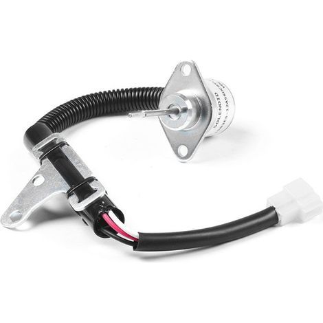 Disponible en une seule couleur : argent et noir. Matériaux : ABS et métal. Électrovanne d’arrêt moteur 12 V coupure d’alimentation en carburant. (1/5)