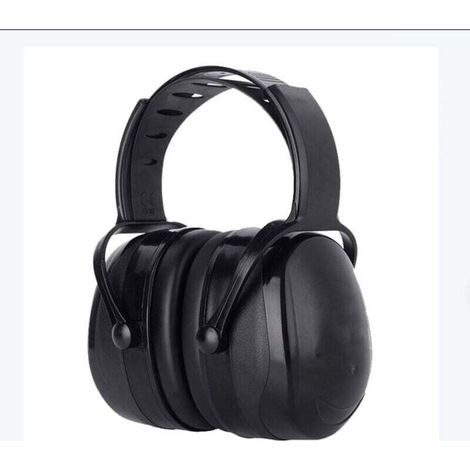 Casque Anti Bruit Adulte Réglable Confortable, avec Une Atténuation de, pour Milieu Bruyant ou Stressant-Noir (1/3)