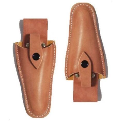 2PCS Gaine de Cuir Outil Holsters avec Support Ceinture Sac pour Pinces, Sécateurs, Ciseaux, Couteau ou Jardin