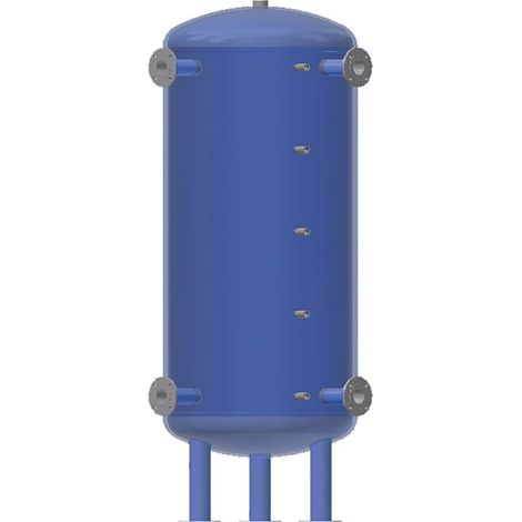 Citrin Solar Kaltwasserpuffer 6 bar PS-K 1000/790, Nennvolumen 892l, mit 19mm Butylkautschuk-Dämmung