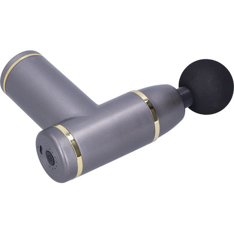 Mini pistolet de massage des fascias pour la relaxation musculaire, appareil de massage vibrant pour le fitness, pistolet de massage des fascias (gris) (1/5)