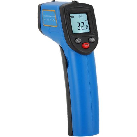 GM321 Infrarot-Thermometer, LCD-Digitalanzeige, hochpräzise, berührungsloses industrielles Temperaturmessgerät