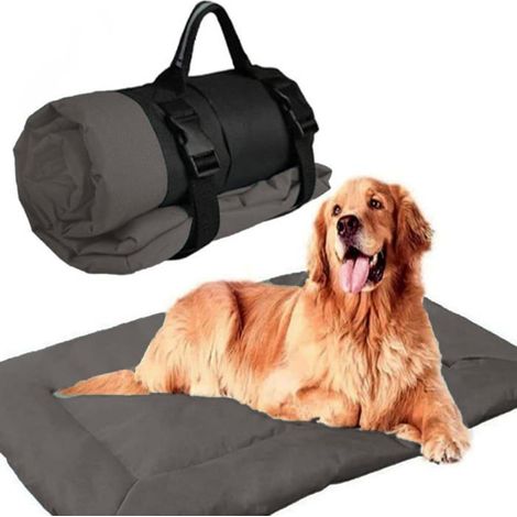 Tapis Chien Voyage, Matelas pour Chien Pliable et Lavable, Extérieur pour Animaux de Compagnie Multifonction Matelas(8658cm) (1/5)