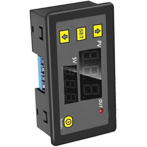 Module relais temporisé 12 V CC, voltmètre de contrôle précis (1/5)
