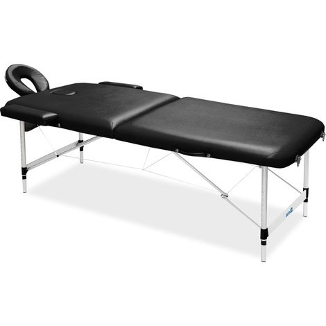 Aga Massageliege aus Aluminium MR7150 Schwarz