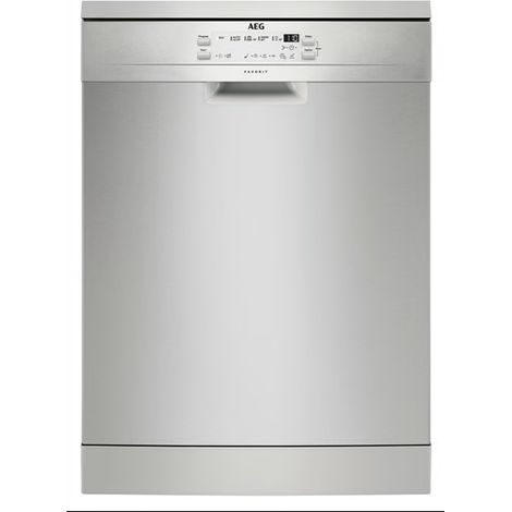 AEG FFB53610ZM Lavastoviglie Libera Installazione 13 coperti Classe D 42 dB Inverter AirDry Display LED (85x60x62,5 cm) colore Inox (1/5)