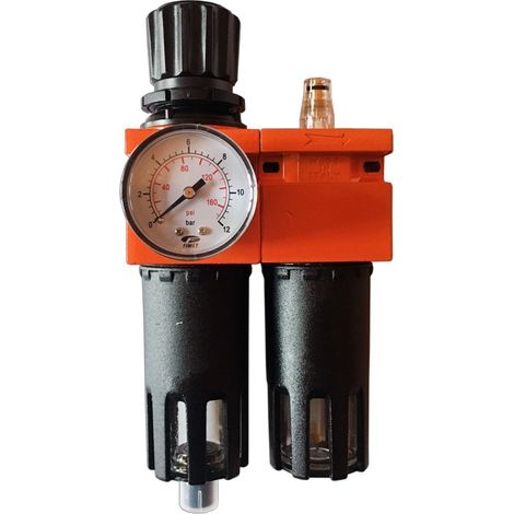 Gruppo Filtro Riduttore e Lubrificatore 152/5 per Motocompressori (1/2)