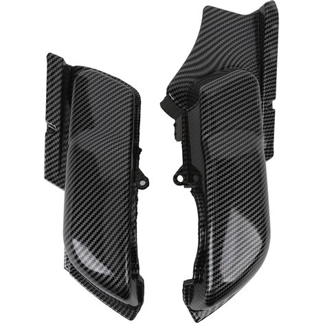 Paar untere seitliche Kraftstofftankabdeckungen, Carbonfaser-Optik, leicht zu reinigen, stilvoll für CB400 1992-1998 (1/5)