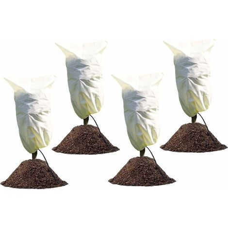 Housses de protection pour plantes d'hiver, 100 x 80 cm, réglables pour palmiers avec cordon de serrage. (1/5)