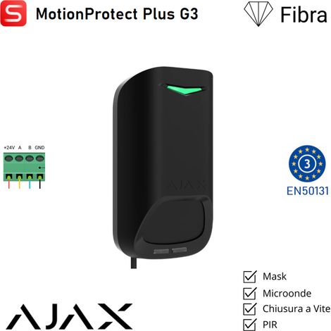 117716 - Superior - Superior MotionProtect Plus G3 Fibra - Farbe black - Ajax professionelle Sicherheit