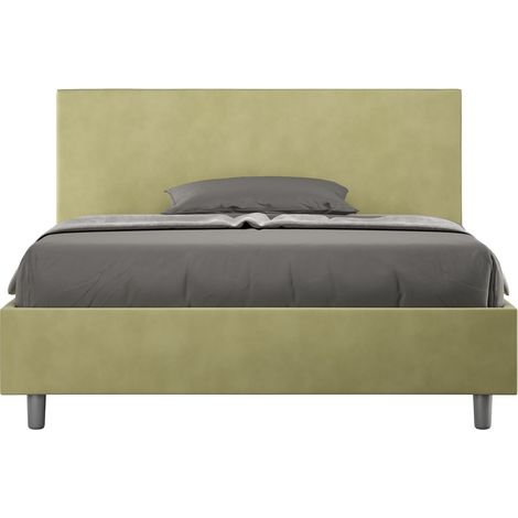 Letto Matrimoniale 160x190 cm con Rete Adele Tè Verde (1/4)
