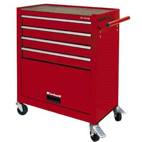 Carrello per Officina 4 Cassetti + 1 Portaoggetti Einhell (1/2)