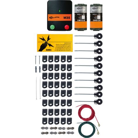 Kit recinti elettrici per gatto con elettrificatore Gallagher M35 da 230V (1/2)
