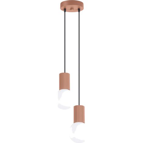 Lampade a sospensione Halo mocca 15x120x15cm Sollux (1/5)