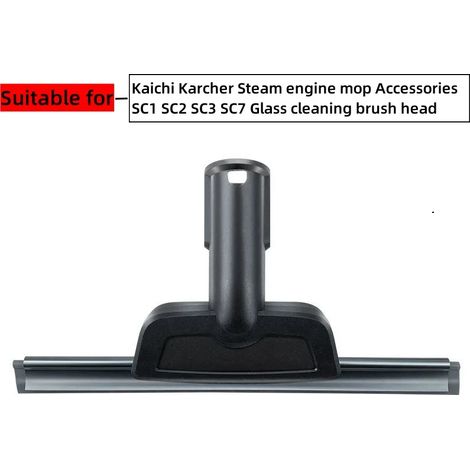 (1 pièce) Brosse de nettoyage pour vitres compatible avec les accessoires pour balais vapeur Kaichi Karcher SC1, SC2, SC3 et SC7 (1/4)