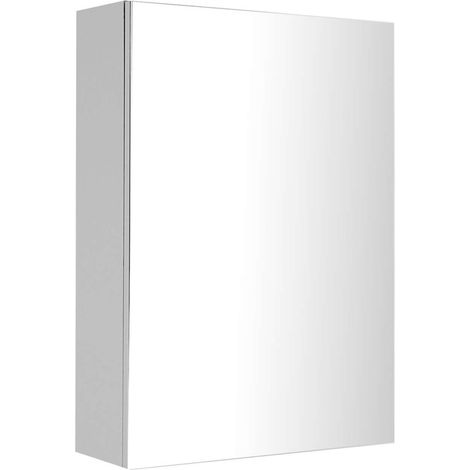 Aqualine Vega - Galería 40x70x18 cm, 1 puerta, bisagras a la izquierda, blanco VG040