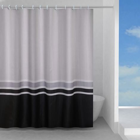 GEDY RIDEAU DE DOUCHE ELEGANCE EN TISSU 180 X 200 CM. SOURCING 0000TTE13161830