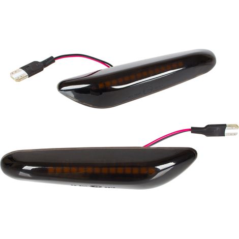 BMW 1 E81 E82 E87 E88 Intermitentes laterales LED AHUMADOS DIN脕MICOS 2 uds. JUEGO (1/5)