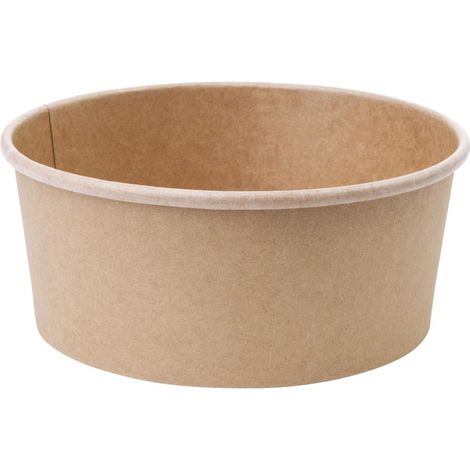 Bol Salade Rond Kraft de 500 ml à 1000 ml - Lot de 300 - Fiesta Green