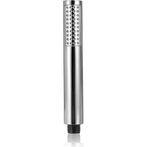 Pommeau de Douche Rectangulaire, Pommeau de Douche Filtrant Économie d'Eau, Design Chromé Massif, Acier Inoxydable, Installation Facile et Nettoyage Simplifié pour Salle de Bain (1/5)