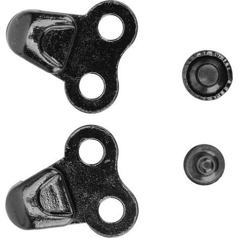 20 Pieces Alloy Shoelace Hooks with Rivets for Repair/Hiking/Climbing Outdoor Accessories (1/5)
