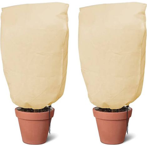 2 Cappucci per piante e arbusti da 1,2x1,6 Metri - Copertura traspirante per protezione da gelo e vento (1/5)