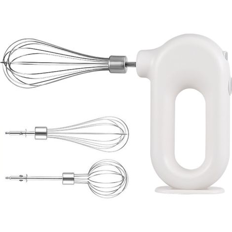 Batteur électrique à main avec 4 vitesses pour la pâtisserie, gâteaux, crèmes et œufs. Batteur à main sans fil vertical. (1/5)