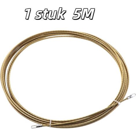 1 pieza, Se puede usar para conductos en ángulo recto, canalizaciones de pared, conductos de piso y otras instalaciones de cableado, 5 m, Dorado (1/5)
