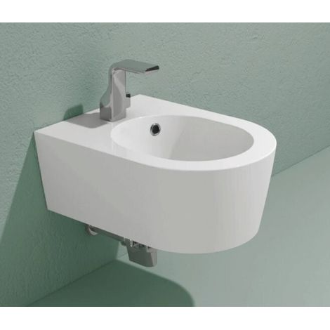 FLAMINIA - MINI LINK BIDET SOSPESO MONOFORO CON TROPPOPIENO BIANCO 5065 (1/4)