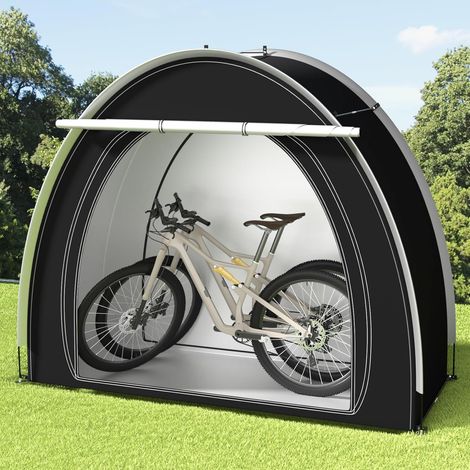Abri Velo Exterieur, Housse Velo Exterieur Protection Surdimensionnée pour 1 à 2 Vélos, Portable Tente de Stockage Vélo Garage pour Extérieur et Imperméable Résistante Aux UV