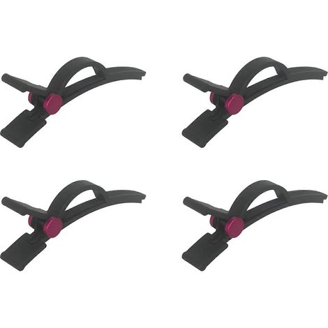 Set mit 4 Airwrap Haartrocknerclips, Stylingclips für Lockenstäbe und Haarstylinggeräte, Volumenclips B (1/4)