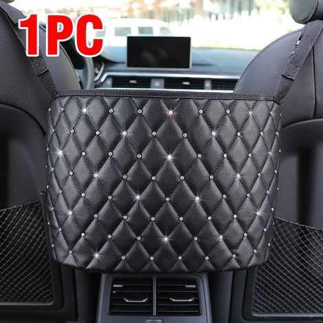 (S10805) Porte-sac à main de voiture, organisateur entre les sièges, combleur d'espace entre les sièges avant, étui de rangement pour accoudoir arrière, boîte de rangement pour dossier de siège en cui
