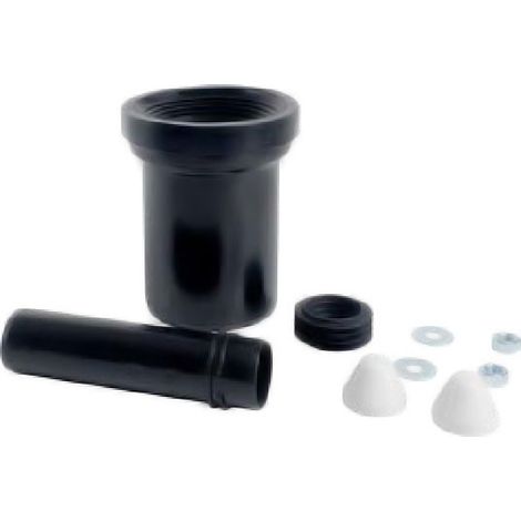 Kit di allacciamento per WC sospeso ø90 mm con o-ring polietilene PEHD VS0366001 (1/2)
