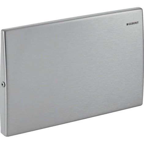 Geberit - Piastra di copertura Delta per cassette di risciacquo UP100, avvitabile, acciaio inox spazzolato 115.103.00.1 (1/3)