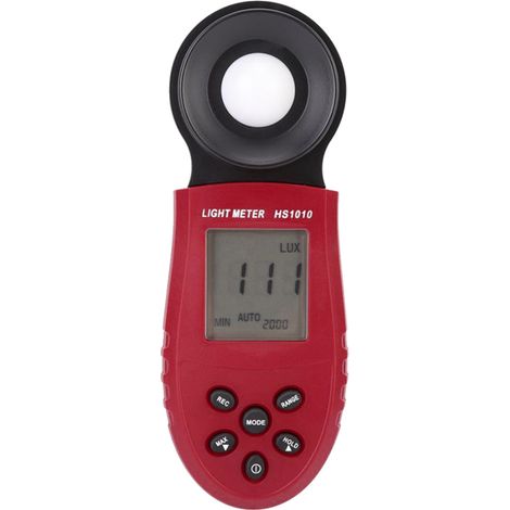 Luxmètre numérique portable à écran LCD, 200 000 lux, avec plage de mesure automatique, pour laboratoires industriels et installations (1/5)