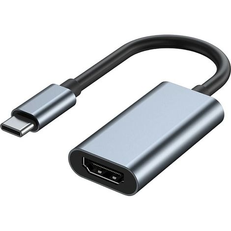 USB-C-auf-HDMI-Adapter für Monitor, 4K-HDMI-auf-USB-C-Laptop-Dockingstation für MacBook Pro, USB-Typ-C-auf-HDMI-Kabel für iPad Air, USB-C-auf-HDMI-Dongle für Chromeboo (1/4)