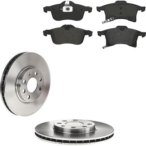 KIT FRENI ANTERIORI compatibile con OPEL TIGRA TWINTOP (X04) - DISCHI + PASTIGLIE OEM: P 59 045 / 17148 /SOSTITUZIONE DIRETTA/BASSA POLVERE/SILENZIOSO