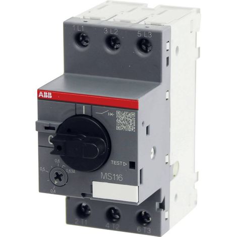 ABB 1SAM 250 000 R1004 MS 116-0,63 Interruttore di protezione del motore regolabile 690 V/AC 0.63 A 1 pz. (1/2)